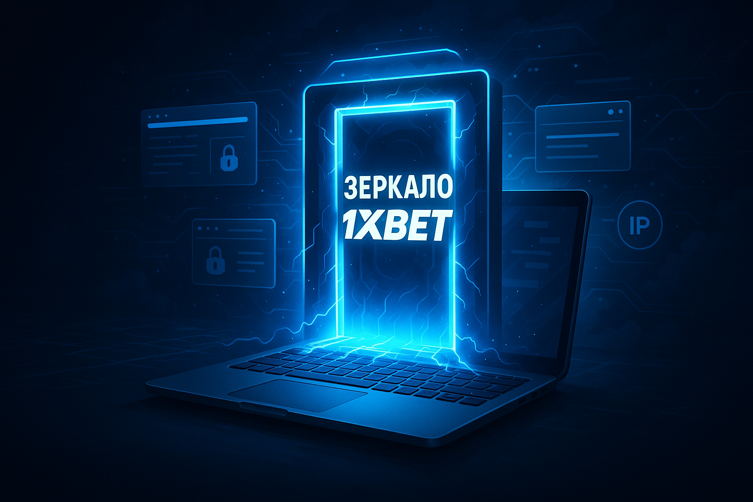 Сторінка робочого дзеркала 1xBet з кнопкою входу та основними розділами